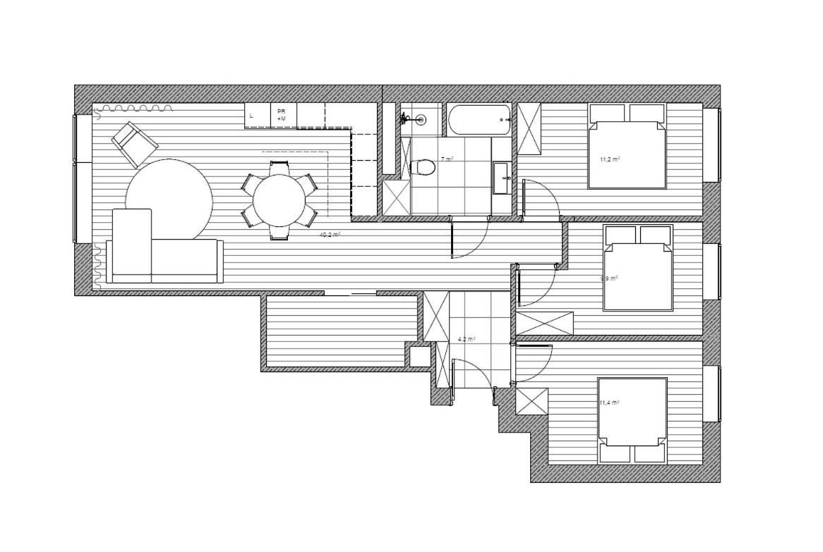 Przestronny Apartament Premium Letnica Gdańsk Exteriör bild